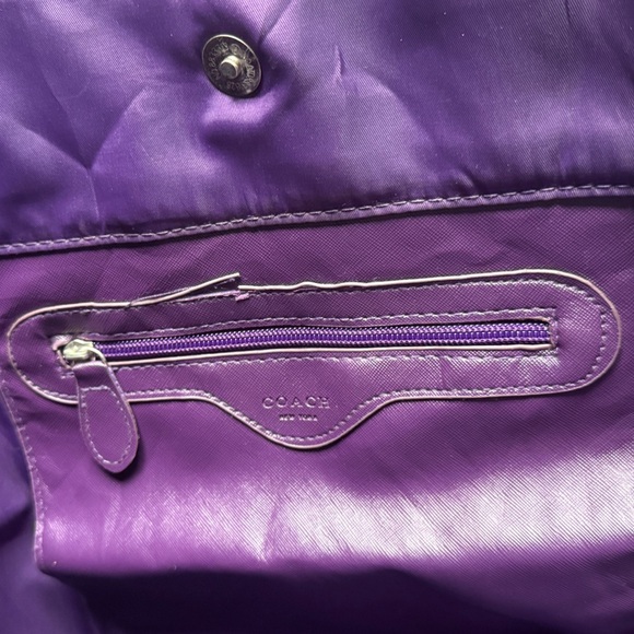 Coach Nylon X Leather Tote Bag - Picture 5 of 11